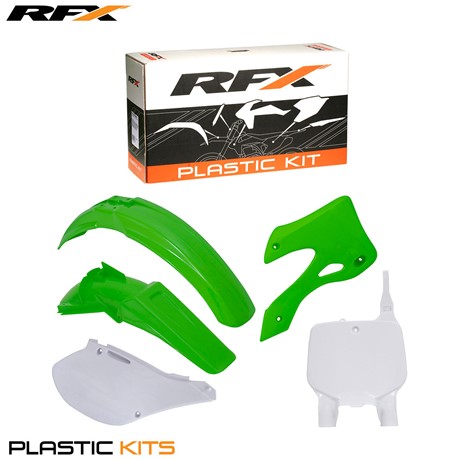 RFX Plastic Kit Kawasaki (OEM) KX125-250 99-02 (5 Pc Kit)