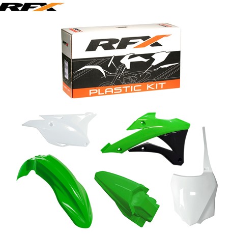 RFX Plastic Kit Kawasaki (OEM) KX85-100 14-16 (5 Pc Kit)