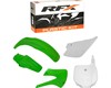 RFX Plastic Kit Kawasaki (OEM) KX85-100 98-13 (5 Pc Kit)