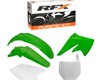 RFX Plastic Kit Kawasaki (OEM) KXF250 04-05 (5 Pc Kit)