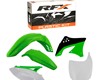 RFX Plastic Kit Kawasaki (OEM) KXF450 09-11 (5 Pc Kit)
