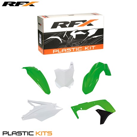 RFX Plastic Kit Kawasaki (OEM) KXF450 2016 (5 Pc Kit)