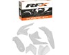 RFX Plastic Kit Kawasaki (White) KLXR450 07-16 (4 Pc Kit)