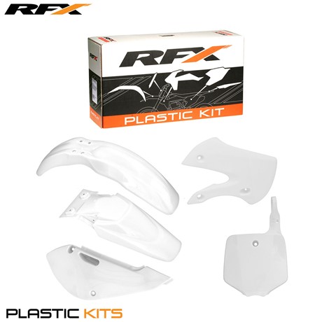 RFX Plastic Kit Kawasaki (White) KX65 01-16 (5 Pc Kit)