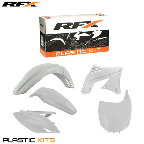 RFX Plastic Kit Kawasaki (White) KXF250 09-12 (5 Pc Kit)
