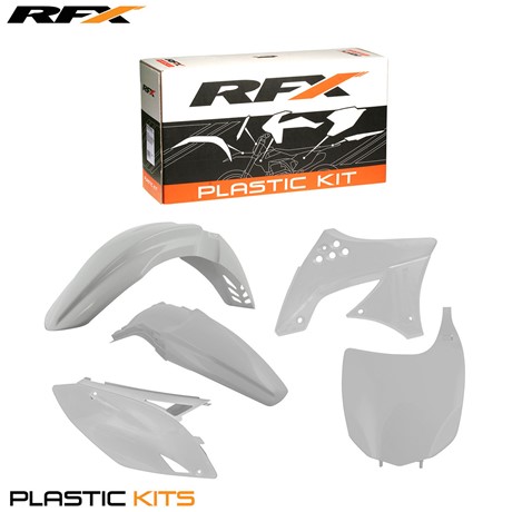 RFX Plastic Kit Kawasaki (White) KXF450 09-11 (5 Pc Kit)