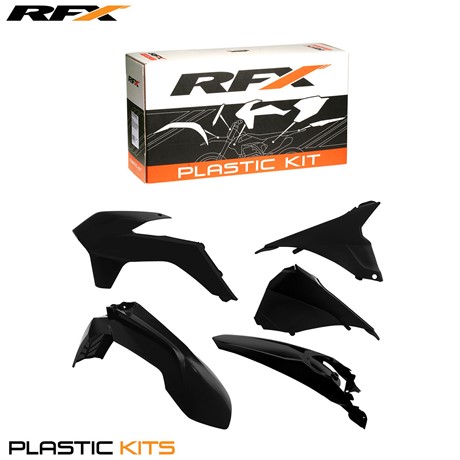 RFX Plastic Kit KTM (Black) EXC/F 125-500 14-16 (5 Pc Kit) w/Airbox Covers