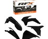 RFX Plastic Kit KTM (Black) EXC/F125-500 12-13 (5 Pc Kit) w/Airbox Covers