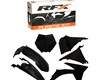 RFX Plastic Kit KTM (Black) SX125-150-250 2011 (6 Pc Kit) w/Airbox Covers