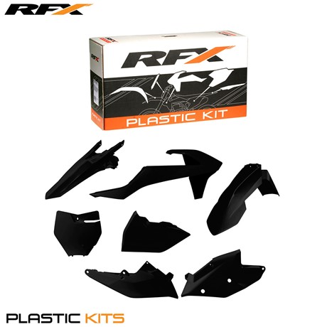 RFX Plastic Kit KTM (Black) SX125/150 2016 SXF250/350/450 2016 (6 Pc Kit) w/Left Airbox Cover