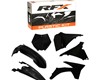 RFX Plastic Kit KTM (Black) SX125/150/250 2012 SXF250/350/450 11-12 (6 Pc Kit) w/Airbox Covers
