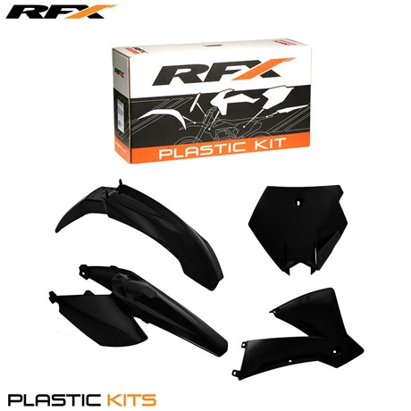 RFX Plastic Kit KTM (Black) SX85 06-12 (4 Pc Kit)