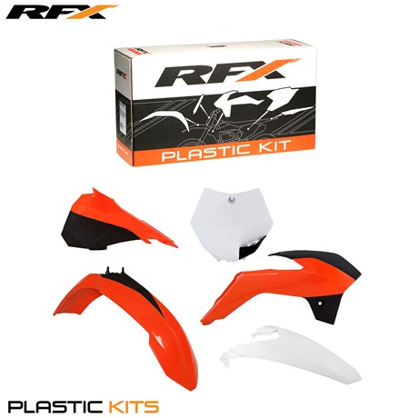 RFX Plastic Kit KTM (OEM 16) SX85 13-16 (5 Pc Kit) w/Left Airbox Cover