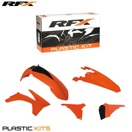RFX Plastic Kit KTM (OEM) EXC/F125-500 12-13 (5 Pc Kit) w/Airbox Covers