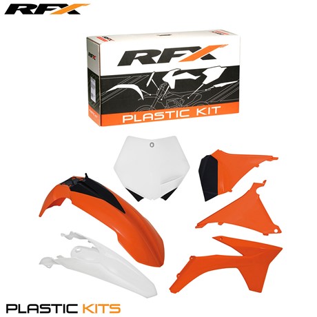 RFX Plastic Kit KTM (OEM) SX125-150-250 2011 (6 Pc Kit) w/Airbox Covers
