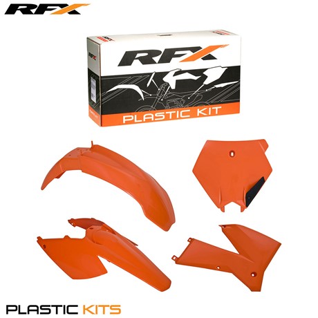 RFX Plastic Kit KTM (Orange) SX/F 125-525 05-06 EXC/F 125-525 05-07 (4 Pc Kit)