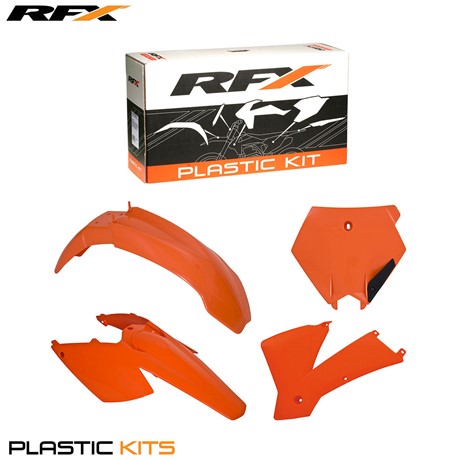 RFX Plastic Kit KTM (Orange) SX/F 250-450 03 SX/F 125-525 2004 EXC/F 125-525 2004 (5 Pc Kit)