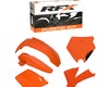 RFX Plastic Kit KTM (Orange) SX125/400/520/525 01-02 SX250 01-02 EXC Models 03 (5 Pc Kit)