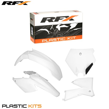RFX Plastic Kit KTM (White) SX/F 125-525 05-06 EXC/F 125-525 05-07 (4 Pc Kit)