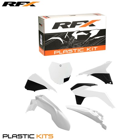 RFX Plastic Kit KTM (White) SX125/150 13-15 SX250 13-16 SXF250/350/450 13-15 (6 Pc Kit) w/Airbox Covers