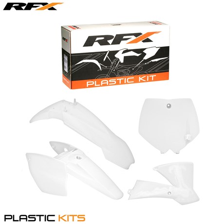 RFX Plastic Kit KTM (White) SX65 02-08 (4 Pc Kit)