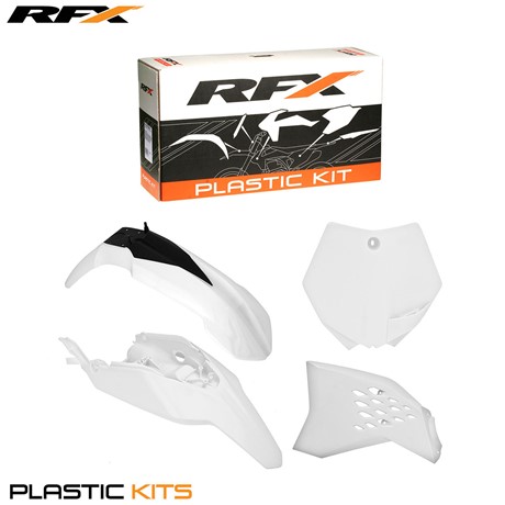 RFX Plastic Kit KTM (White) SX65 09-11 (4 Pc Kit)