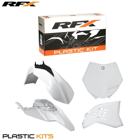 RFX Plastic Kit KTM (White) SX65 12-15 (4 Pc Kit)