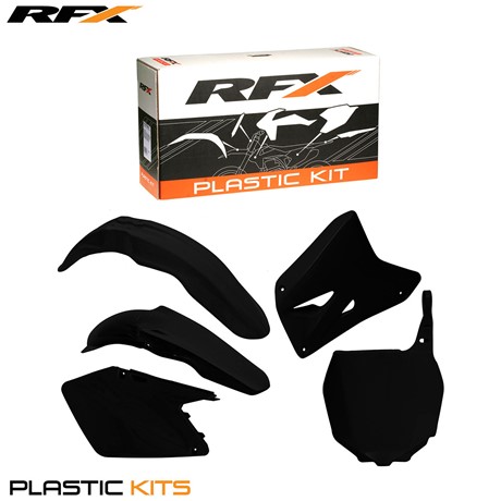 RFX Plastic Kit Suzuki (Black) RM125-250 01-11 (5 Pc Kit)