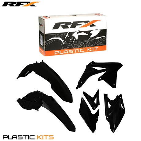 RFX Plastic Kit Suzuki (Black) RMXZ450 10-15 (4 Pc Kit)