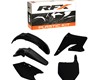 RFX Plastic Kit Suzuki (Black) RMZ250 04-06 (5 Pc Kit)
