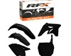 RFX Plastic Kit Suzuki (Black) RMZ250 07-09 (5 Pc Kit)