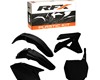 RFX Plastic Kit Suzuki (Black) RMZ450 07 (5 Pc Kit)