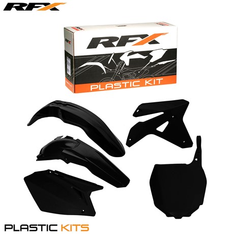 RFX Plastic Kit Suzuki (Black) RMZ450 07 (5 Pc Kit)
