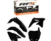 RFX Plastic Kit Suzuki (Black) RMZ450 08-16 (5 Pc Kit)