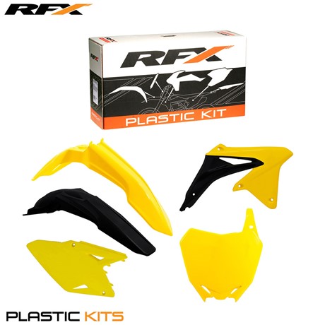 RFX Plastic Kit Suzuki (OEM 14-16) RMZ450 08-16 (5 Pc Kit)
