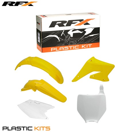 RFX Plastic Kit Suzuki (OEM) RMZ250 04-06 (5 Pc Kit)