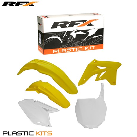 RFX Plastic Kit Suzuki (OEM) RMZ250 07-09 (5 Pc Kit)