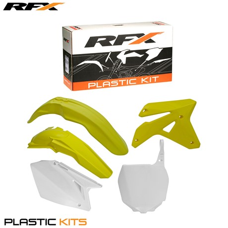 RFX Plastic Kit Suzuki (OEM) RMZ450 07 (5 Pc Kit)