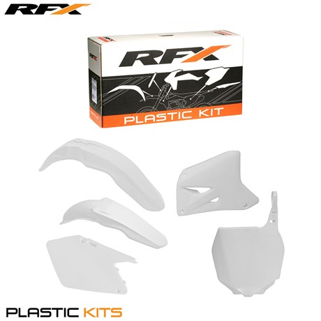 RFX Plastic Kit Suzuki (White) RM125-250 01-11 (5 Pc Kit)
