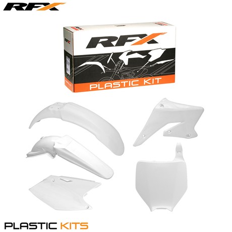 RFX Plastic Kit Suzuki (White) RMZ250 04-06 (5 Pc Kit)