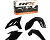 RFX Plastic Kit Yamaha (Black) WRF450 12-15 (4 Pc Kit)