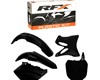 RFX Plastic Kit Yamaha (Black) YZ125-250 02-05 (5 Pc Kit)