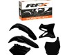 RFX Plastic Kit Yamaha (Black) YZ125-250 06-14 (4 Pc Kit)
