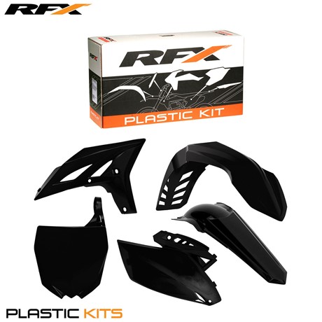 RFX Plastic Kit Yamaha (Black) YZF250 10-13 (5 Pc Kit)