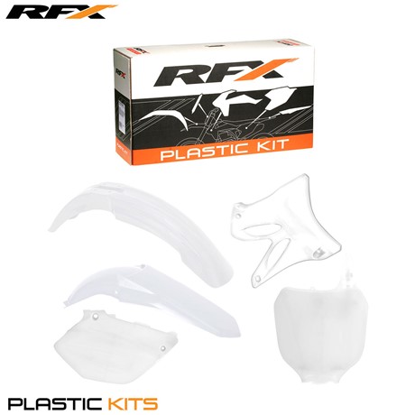 RFX Plastic Kit Yamaha (White) YZ125-250 02-05 (5 Pc Kit)
