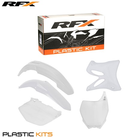 RFX Plastic Kit Yamaha (White) YZ125-250 06-14 (5 Pc Kit)