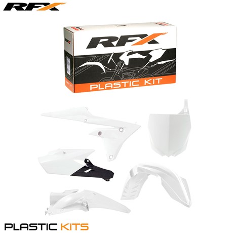RFX Plastic Kit Yamaha (White) YZF250-450 14-16 (5 Pc Kit)