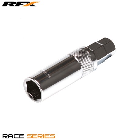 RFX Race Series Deep Type Plug Spanner (Silver) Size 10mm Thread / 14mm AF (KTM/Hon New 4T)