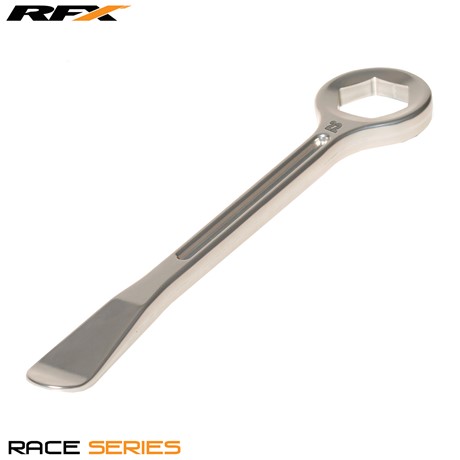 RFX Race Series Spoon & Spanner end Tyre Lever (Silver) Universal 24mm Spanner