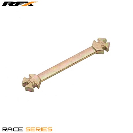 RFX Race Spoke Key (Gold) Universal 6 in 1 Type Sizes 5.6mm-7.00mm